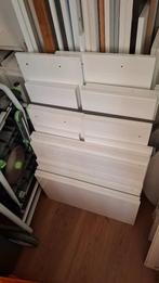 Ikea Abstrakt fronten (voor Ikea Faktum keuken), Huis en Inrichting, Keuken | Keukenelementen, Ophalen, Gebruikt, Wit, Minder dan 100 cm
