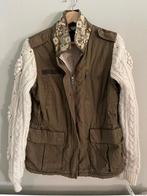 Maison Scotch & Soda jas olijf/ivoor, Maat 38/40 (M), Gedragen, Groen, Maison Scotch