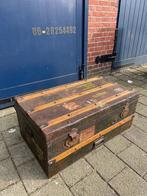 Vintage reiskist/koffer met opdruk "Westerlicht Alkmaar", Ophalen