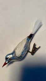 Vintage antieke kerstbal, vogeltje zilver, Diversen, Kerst, Ophalen of Verzenden, Zo goed als nieuw