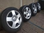 Audi A4 A3 Caddy velgen 5x112 16" lichtmetaal zomerbanden, Ophalen, Gebruikt, Velg(en), 16 inch