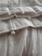 Witte luxe inbetween gordijnen (2x) - Groot formaat, Ophalen, Gebruikt, Wit, 200 cm of meer