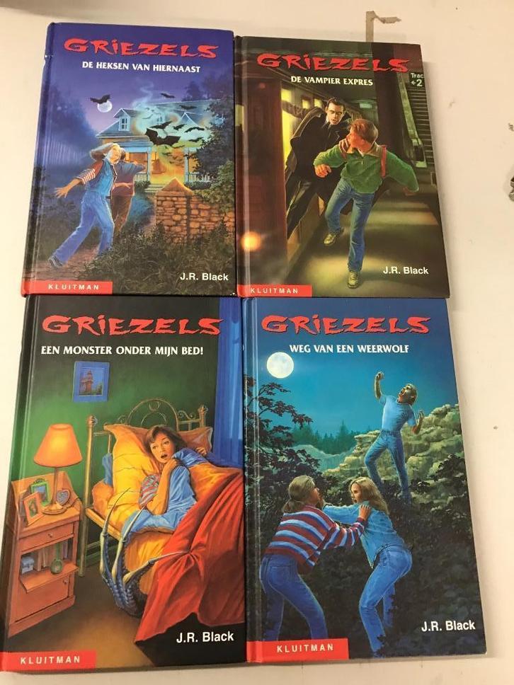 T.K. nog 3 boeken Griezels door J.R. Black zie actuele lijst, Boeken, Kinderboeken | Jeugd | onder 10 jaar, Gelezen, Fictie algemeen