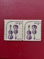Amerika muziekinstrumenten, viool, Postzegels en Munten, Verzenden, Postfris, Noord-Amerika