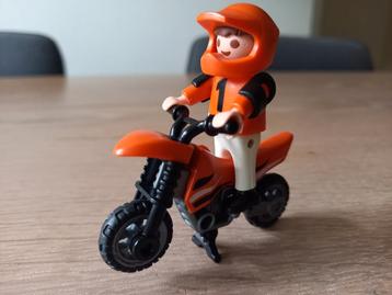 Playmobil Jongen op crossmotor - 4698 COMPLEET  beschikbaar voor biedingen