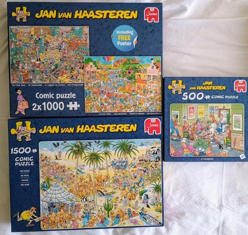 Diverse puzzels WasGij en JvHaasteren, Hobby en Vrije tijd, Denksport en Puzzels, Gebruikt, Legpuzzel, Ophalen of Verzenden