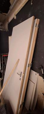 4 stompe binnendeuren excl deurbeslag, Doe-het-zelf en Verbouw, Deuren en Horren, Ophalen, 215 cm of meer, Binnendeur, Zo goed als nieuw