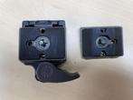 Manfrotto quick release c1237075 + 2 koppelplaten, Ophalen of Verzenden, Gebruikt