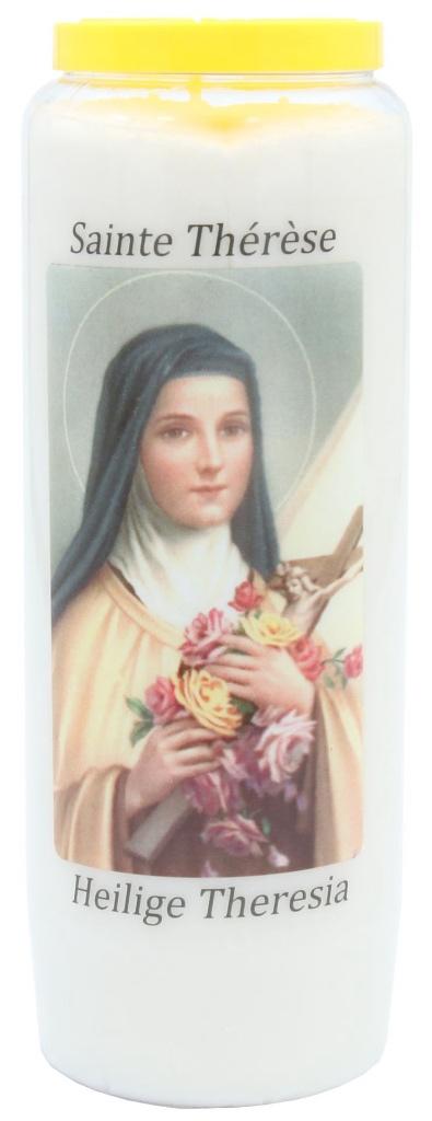 Noveenkaars wit - Heilige Theresia, Verzenden, Nieuw