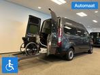Ford Transit Custom L2H2 Rolstoelbus Automaat, Auto's, Bestelauto's, Automaat, 12 maanden, Stof, Zwart