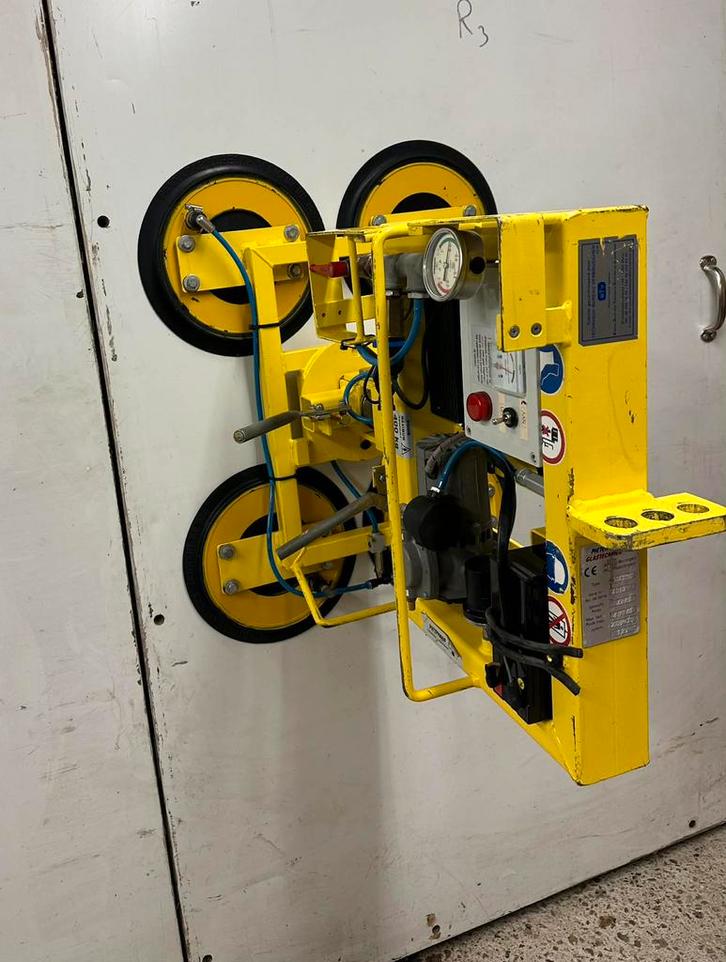 Pieterman accu Zuignap/vacuümheffer/heftoestel 400kg, Doe-het-zelf en Verbouw, Glas en Ramen, Zo goed als nieuw, Ophalen