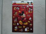 DISNEY : 2 grote vellen laserstickers met MICKEY MOUSE, Verzamelen, Disney, Nieuw, Mickey Mouse, Ophalen of Verzenden