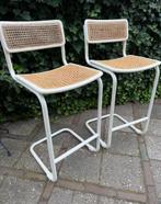 2 Vintage Cesca Barstoelen - Marcel Breuer, Ophalen of Verzenden, Gebruikt, Bruin