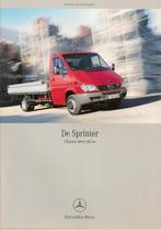 Folder Mercedes Sprinter Chassis met cabine, april 2003, Ophalen of Verzenden, Nieuw, Mercedes