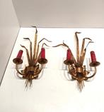 Vintage Wandlampen Set. Ferrocolor Sconces, Huis en Inrichting, Ophalen of Verzenden, Gebruikt, Metaal, Vintage