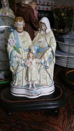 parel bisquit porseleinen heilige familie onder ov, Antiek en Kunst, Antiek | Religie, Ophalen of Verzenden