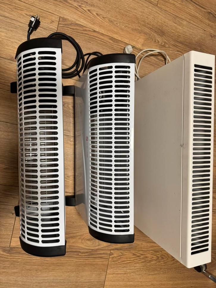 3x Convector Kachels, Doe-het-zelf en Verbouw, Verwarming en Radiatoren, Zo goed als nieuw, Kachel, 30 tot 80 cm, Minder dan 60 cm