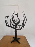 Brutalist boom kandelaar vintage design. , Antiek en Kunst, Kunst | Designobjecten, Ophalen of Verzenden