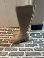 Leren beige lange laarzen 37, Hoge laarzen, Beige, Ophalen of Verzenden, Zo goed als nieuw