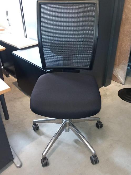 Netwave Bureaustoel zonder armleggers i.g.s., Huis en Inrichting, Bureaustoelen, Gebruikt, Bureaustoel, Zwart, Ergonomisch, Ophalen
