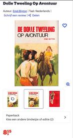 Boek : De dolle tweeling op avontuur  Enid blyton, Boeken, Avontuur en Actie, Gelezen, Ophalen of Verzenden