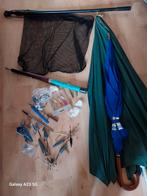 1 Werphengel zonder molen, schepnet en diverse visspullen, Ophalen, Gebruikt, Werphengel