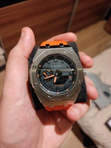 Casio G-Shock GA-2100 oranje Casioak beschikbaar voor biedingen