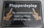 metalen wand tekst decoratie bordjes nieuw Mancave cafe, Huis en Inrichting, Woonaccessoires | Tekstborden en Spreuken, Ophalen of Verzenden