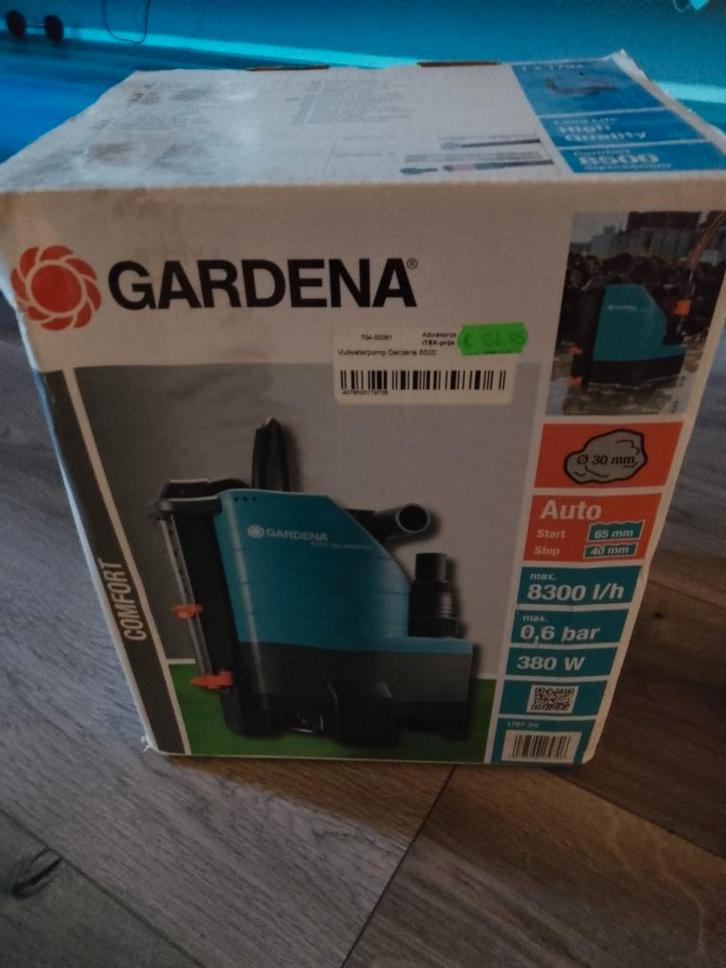 Gardena Vuilwaterpomp 8300l - Nieuw!, Tuin en Terras, Waterpompen, Nieuw, Dompelpomp, Ophalen