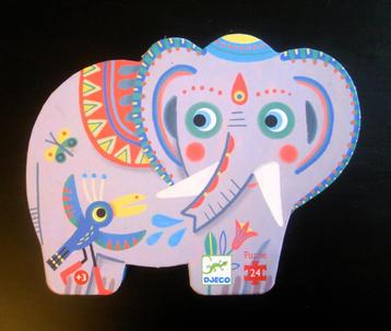 Djeco Puzzel / Haathee de Aziatisch olifant puzzle beschikbaar voor biedingen