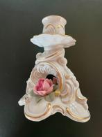 antiek porseleinen Capodimonte, Dresden style, kandelaar, Ophalen of Verzenden, Overige materialen