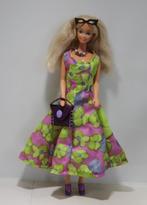 Barbie oud model 64: jurk, tas, ketting, bril en instappers, Verzenden, Nieuw, Barbie