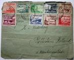 Envelop met cpl. serie Deutsches Reich uit 1937, Postzegels en Munten, Brieven en Enveloppen | Buitenland, Ophalen of Verzenden