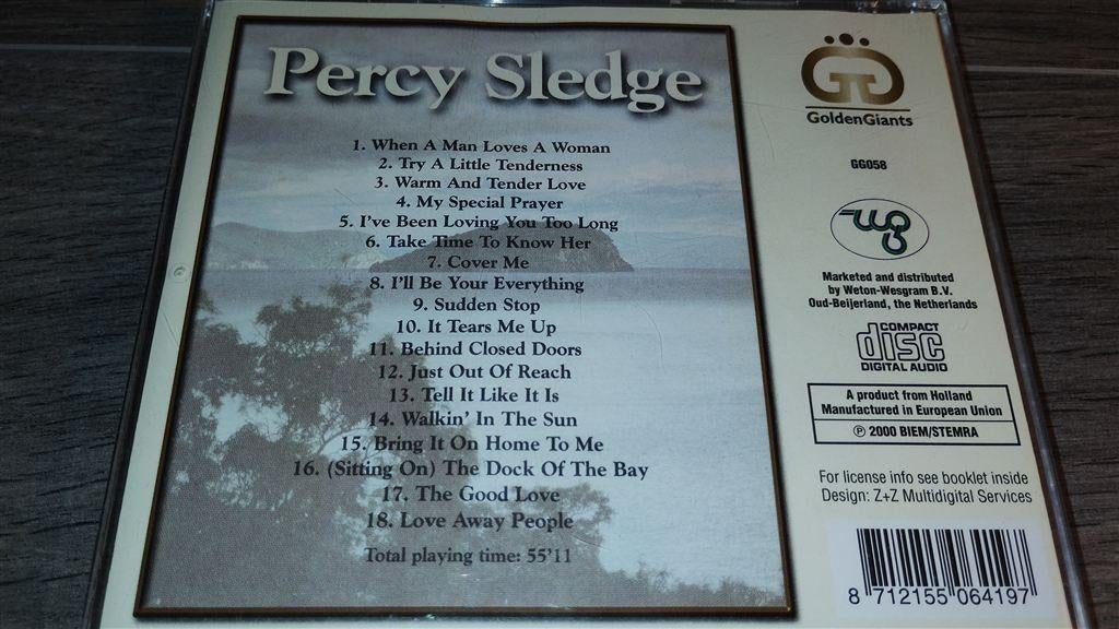 Percy Sledge - When A Man Loves A Woman, Ophalen of Verzenden, Zo goed als nieuw