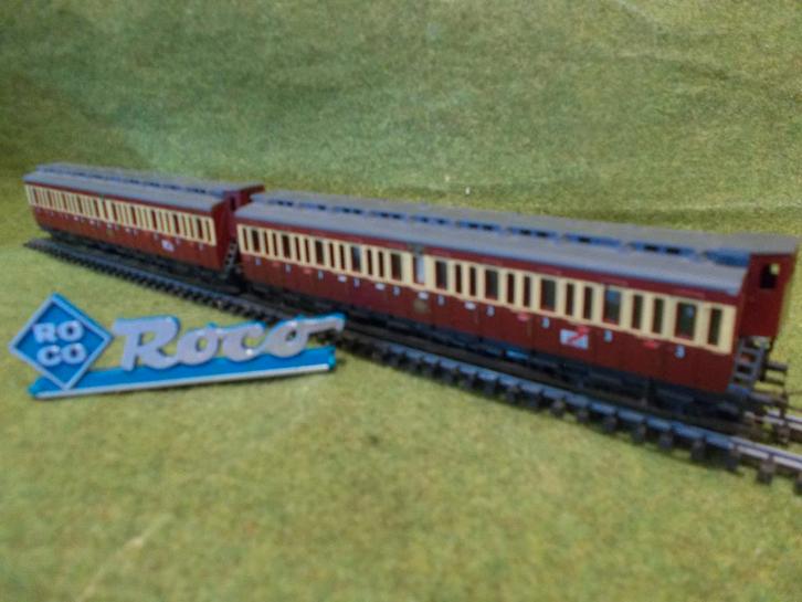 2 Liliput DR Coupe rijtuigen  Verzenden kan ook, Hobby en Vrije tijd, Modeltreinen | H0, Gebruikt, Wagon, Gelijkstroom, Liliput