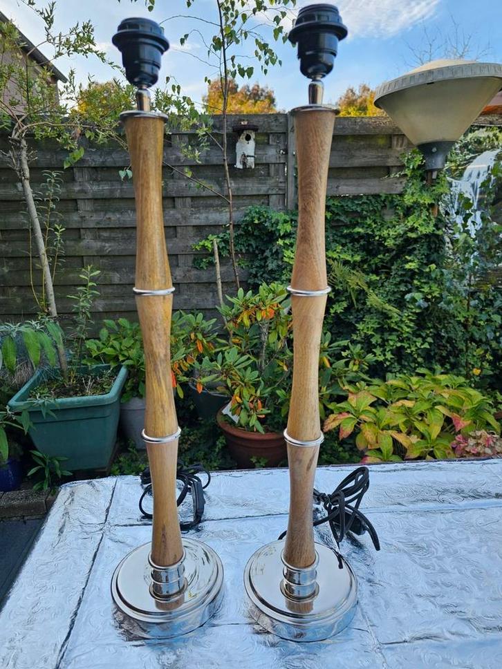 RIVIERA MAISON; 2 PRACHTIGE TAFELLAMPEN € 150,-, Huis en Inrichting, Lampen | Tafellampen, Zo goed als nieuw, 75 cm of meer, Ophalen