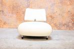 ZGANieuw wit beigekleurige leren Leolux Pallone fauteuil, Huis en Inrichting, Fauteuils, Ophalen, Leolux, Leolux, Design