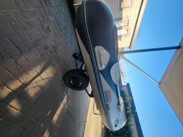 3m honda marine rubberboot+trailer+6pk motor+tank beschikbaar voor biedingen