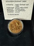 Gouden dukaat  1989, Postzegels en Munten, Munten | Nederland, Ophalen of Verzenden, Koningin Beatrix, Overige waardes