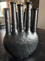 Prachtige toetervaas, Zwart, Aardewerk of Porselein, Ophalen of Verzenden, Zo goed als nieuw