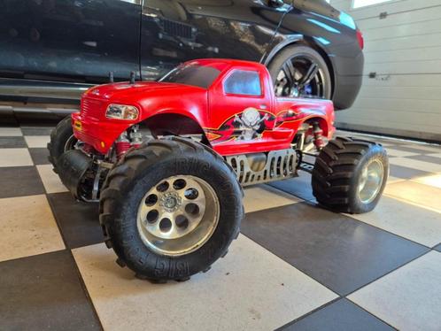 Hormann Monstertruck full alu Geen FG - elcon - traxxas, Hobby en Vrije tijd, Modelbouw | Radiografisch | Auto's, Zo goed als nieuw