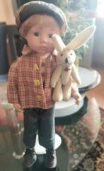 Vintage porseleinen pop, schattige verzame, Verzamelen, Poppen, Ophalen of Verzenden, Gebruikt, Pop