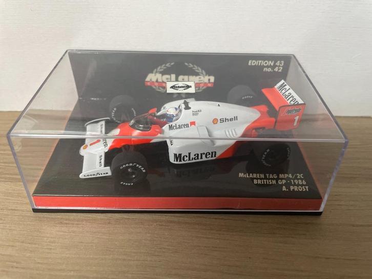 Minichamps prost mclaren 1986 1:43, Hobby en Vrije tijd, Modelauto's | 1:43, Gebruikt, Auto, MiniChamps, Ophalen of Verzenden