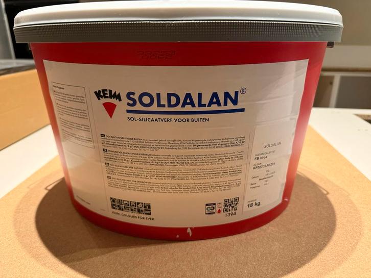 Keim Soldalan 3x18kg Farrow and Ball Ammonite, Doe-het-zelf en Verbouw, Verf, Beits en Lak, Nieuw, Ophalen