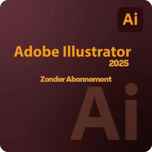 Adobe Illustrator 2025 zonder abonnement met licentiecode, Computers en Software, Ontwerp- en Bewerkingssoftware, Nieuw, MacOS