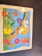 Houten Puzzel Insecten, 2 tot 4 jaar, Gebruikt, Ophalen of Verzenden, Van hout