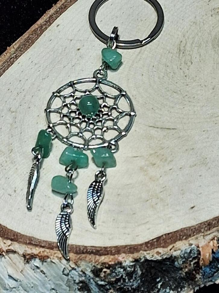 sleutelhanger dreamcatcher Aventurijn, Verzamelen, Sleutelhangers, Nieuw, Ophalen of Verzenden