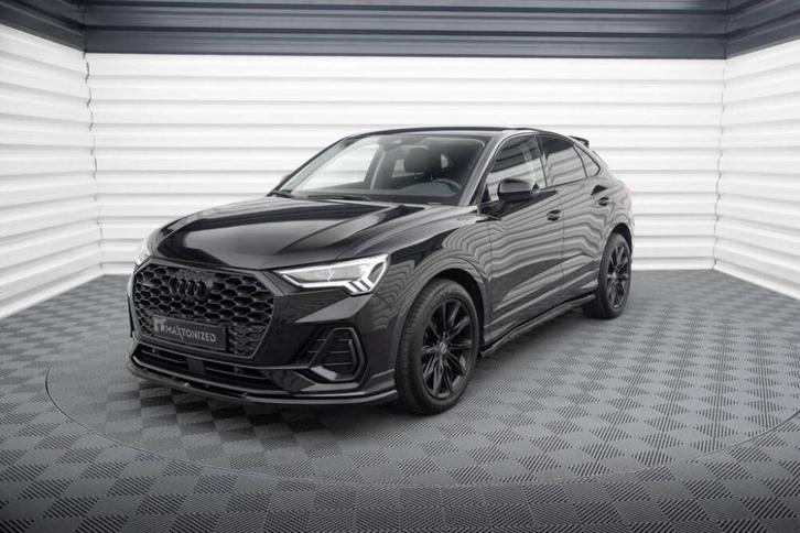 Voorlip sideskirt spoiler diffuser Audi Q3 Sportback F3 19+, Auto diversen, Tuning en Styling, Ophalen of Verzenden