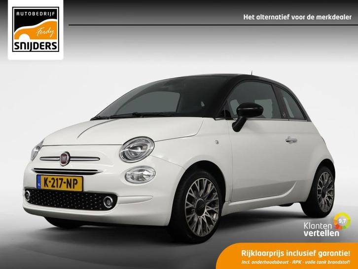 Fiat 500 1.2 Star 120 YRS Automaat | UNIEK | Panorama | LED, Auto's, Fiat, Bedrijf, Te koop, ABS, Airbags, Airconditioning, Alarm