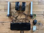 Toetsenbord speakerset computer muizen lichtset, Ophalen, Gebruikt